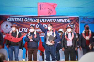 Cinco medidas para los trabajadores anunciadas por Luis Arce en el Día del Trabajo