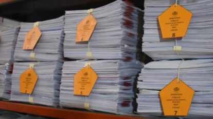 Reestructuración de archivos fiscales en la Fiscalía General