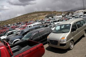 Tráfico de autos robados en Bolivia