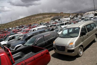 Tráfico de autos robados en Bolivia