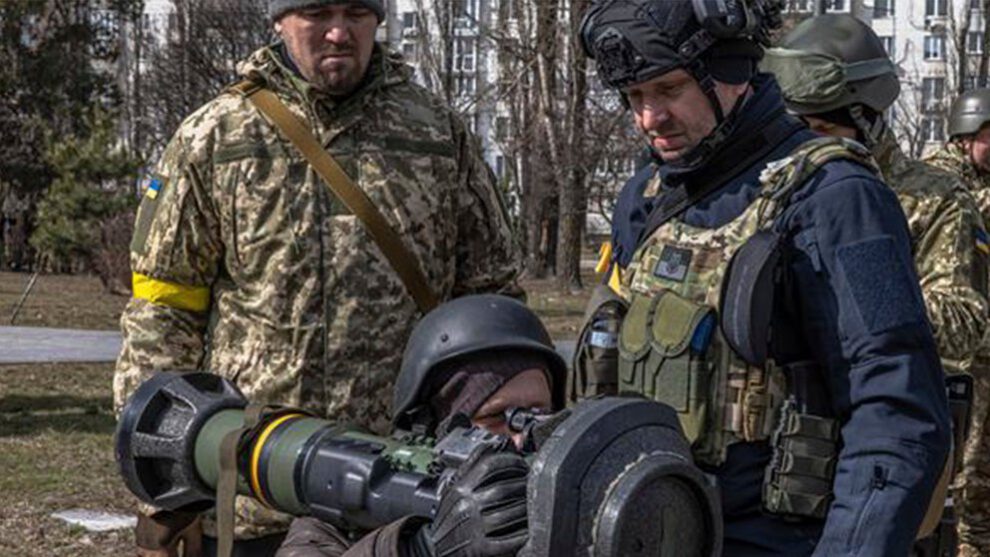 Entrenamiento de tropas ucranianas en Europa
