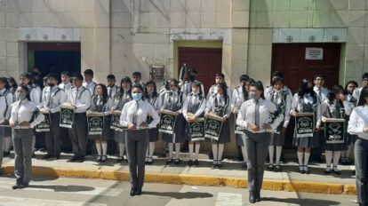 Unidad Educativa Jorge Oblitas celebra 97 años de vida institucional