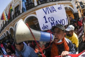 Protestantes exigen más poder para el Ministerio de Trabajo