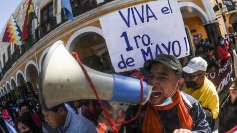 Protestantes exigen más poder para el Ministerio de Trabajo