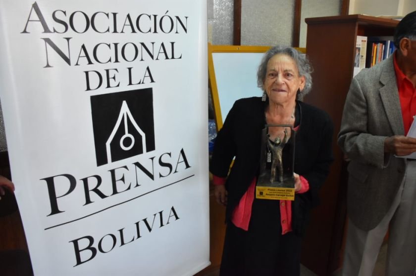Amparo Carvajal recibe el Premio Libertad 2022
