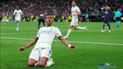 Rodrygo autor de dos goles para la remontada del Real Madrid