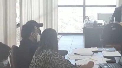 Raúl Cabezas en audiencia por posesión de vehículos robados