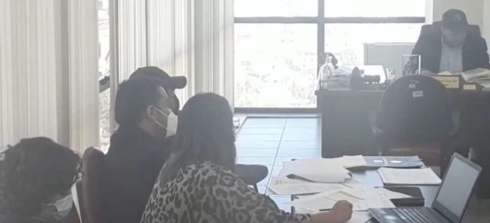 Raúl Cabezas en audiencia por posesión de vehículos robados