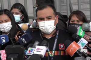 Control de la Policía en Bolivia
