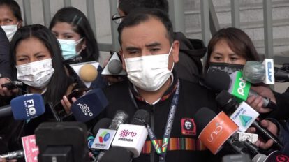 Control de la Policía en Bolivia