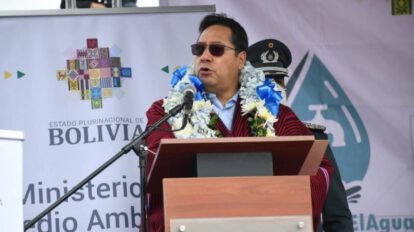Privatización de recursos naturales según Luis Arce