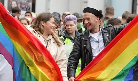 Activismo LGBT+ en Ucrania durante la Marcha del Orgullo