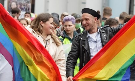 Activismo LGBT+ en Ucrania durante la Marcha del Orgullo