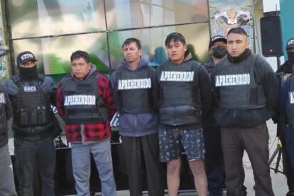 Banda delincuencial desarticulada por la Policía Boliviana