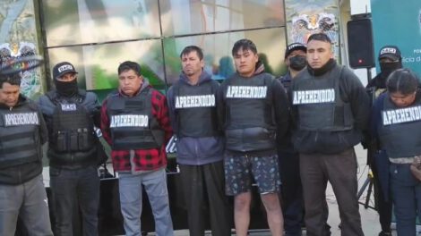 Banda delincuencial desarticulada por la Policía Boliviana