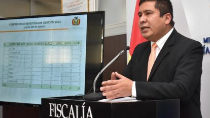 Feminicidios e infanticidios en Bolivia según Sergio Fajardo