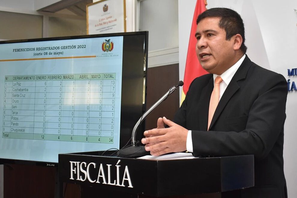 Feminicidios e infanticidios en Bolivia según Sergio Fajardo