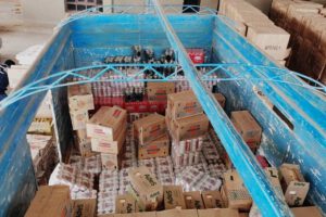 Comiso de productos en frontera por la Aduana Nacional