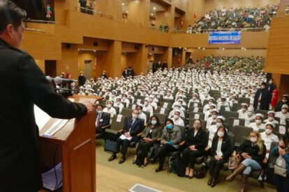 Derecho a la salud en el acto de egreso de nuevos profesionales de la Escuela Nacional de Enfermería