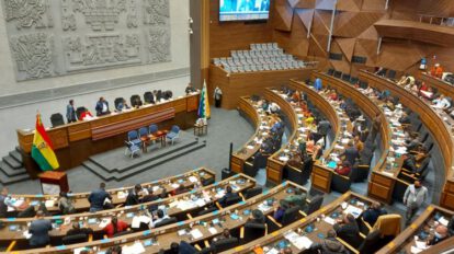 Sesión de la Asamblea Legislativa Plurinacional para la elección de un nuevo Defensor del Pueblo