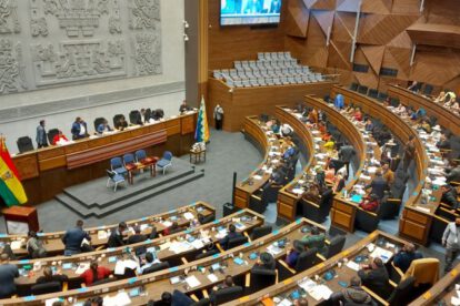 Sesión de la Asamblea Legislativa Plurinacional para la elección de un nuevo Defensor del Pueblo