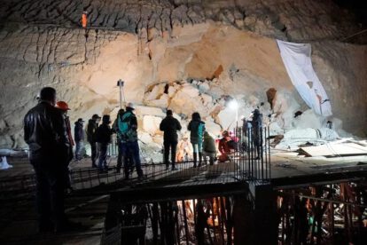 Rescate de obreros en La Paz