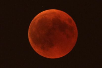 Eclipse lunar visible desde América