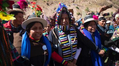 Escuela de Líderes inaugurada por David Choquehuanca en Tinguipaya