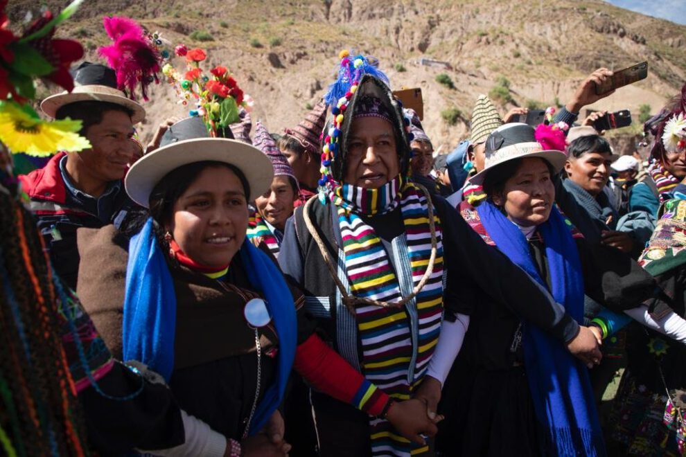 Escuela de Líderes inaugurada por David Choquehuanca en Tinguipaya