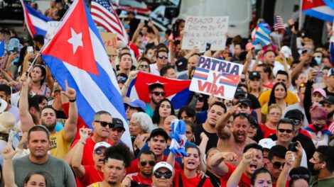 Código Penal cubano y manifestaciones en Cuba en 2021