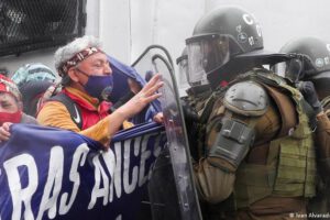 Militarización región mapuche en Chile