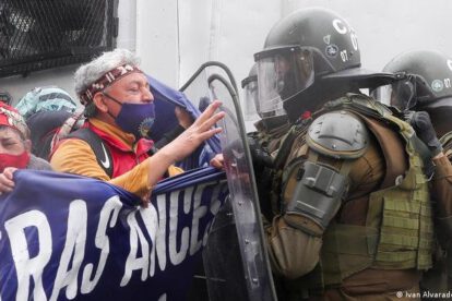 Militarización región mapuche en Chile