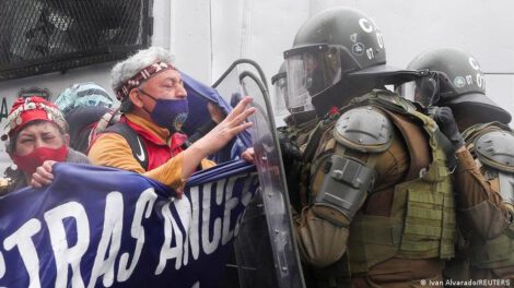 Militarización región mapuche en Chile