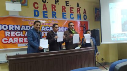 Defensa de derechos humanos en convenio entre UPEA y Unitas