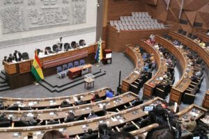 Sesión en el legislativo para la elección del nuevo Defensor