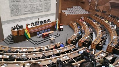 Sesión en el legislativo para la elección del nuevo Defensor