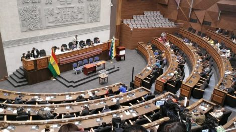 Sesión en el legislativo para la elección del nuevo Defensor