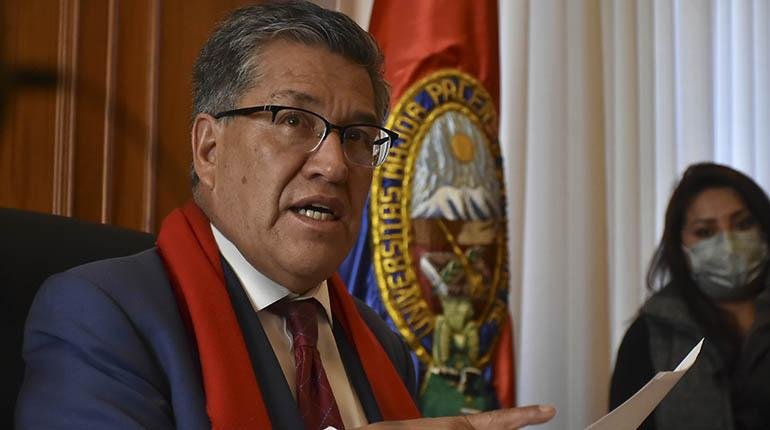 UMSA suspende dotación económica a la CUB, autoridades piden expulsión de Max Mendoza