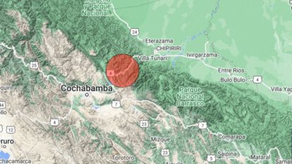Sismo en Cochabamba registrado por el Observatorio San Calixto