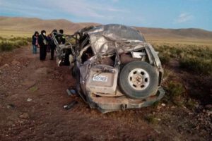 Accidente en Tarija durante control aduanero