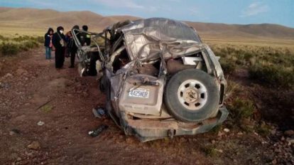 Accidente en Tarija durante control aduanero