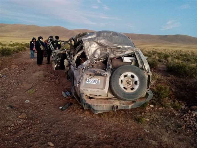 Accidente en Tarija durante control aduanero