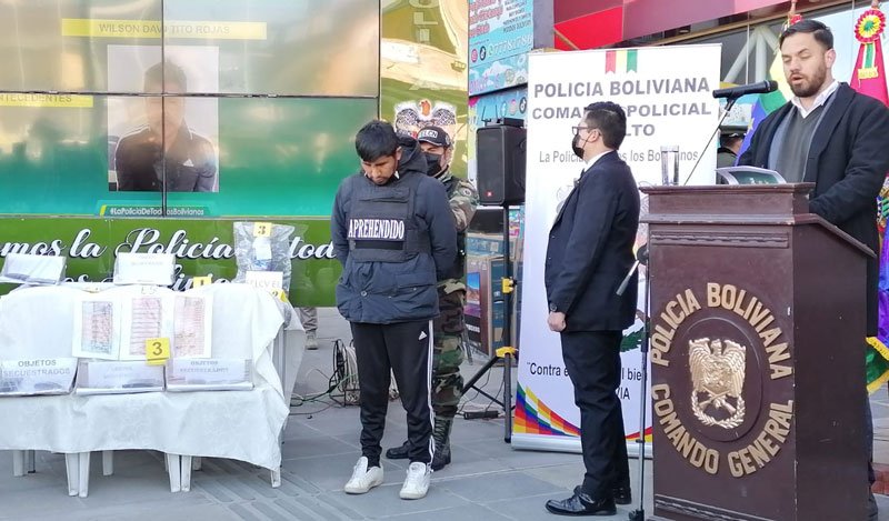 Expolicía peruano captura narcotráfico en Yungas