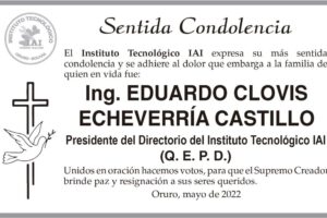 Ing. Eduardo Clovis Echeverría Castillo Q. E. P. D.