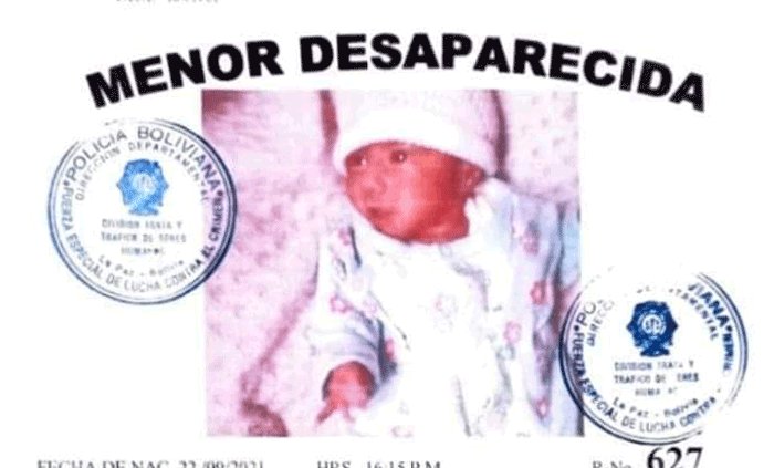 Desaparición de la bebé Daylín