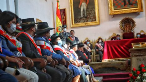 Revolución de Chuquisaca con el Presidente Luis Arce en Sucre