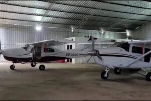Aeronaves del aeródromo La Cruceña con placas falsas