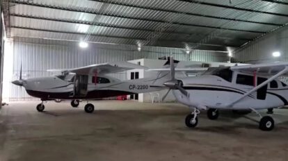 Aeronaves del aeródromo La Cruceña con placas falsas