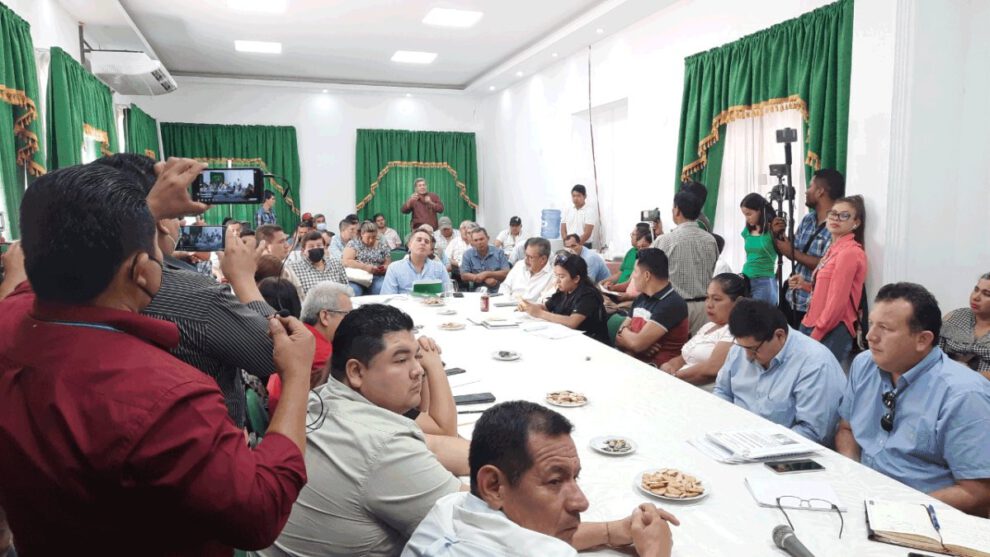Comunidad Piso Firme en el departamento del Beni