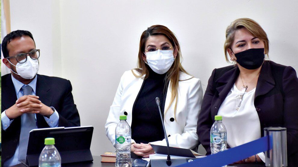 Jeanine Añez en audiencia por el caso Golpe de Estado II